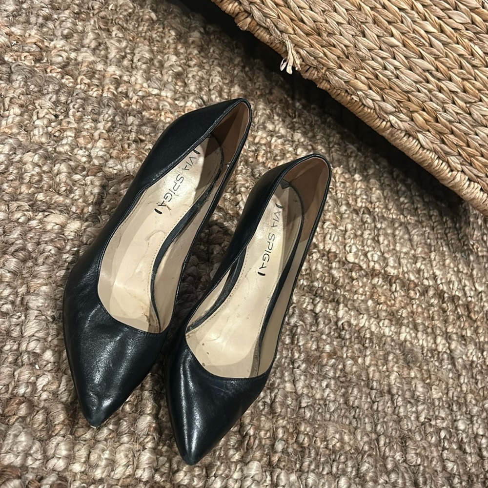 Via Spiga Black Pumps Size 37.5 - Picture 2 of 7